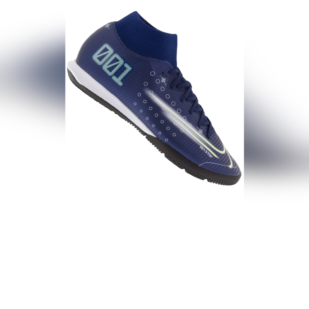 Nike Blue High-Top Athletic Shoes